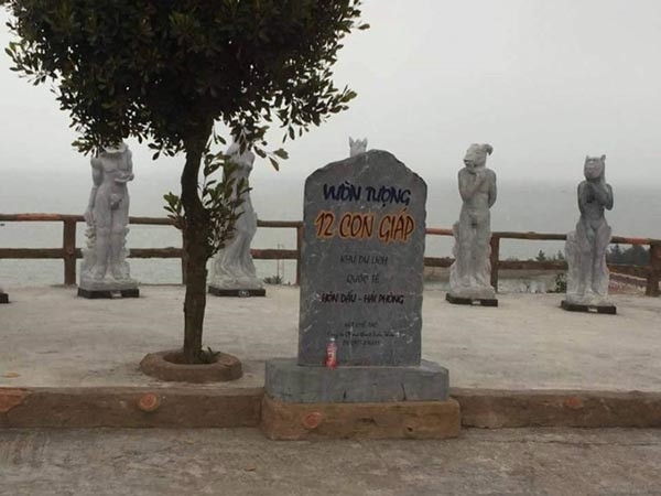 dan mang noi gi ve bo tuong 12 con giap phan cam o hai phong