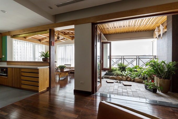 can chung cu o ha noi giong nha vuon kieu nhat