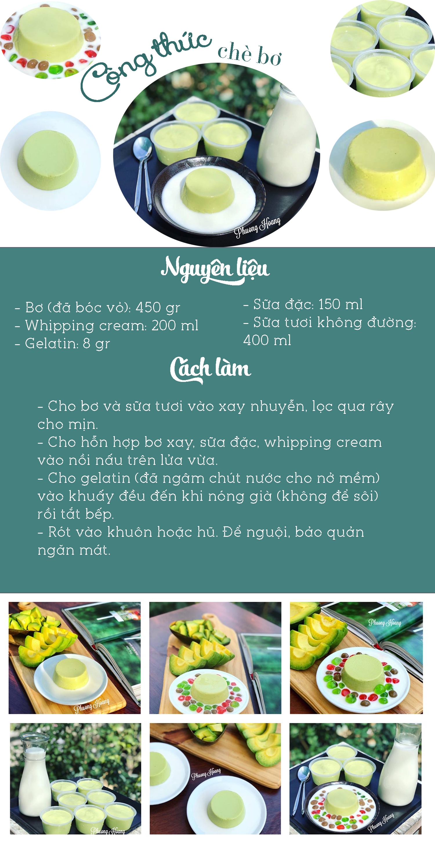 cach lam che bo ngon ma khong bi dang