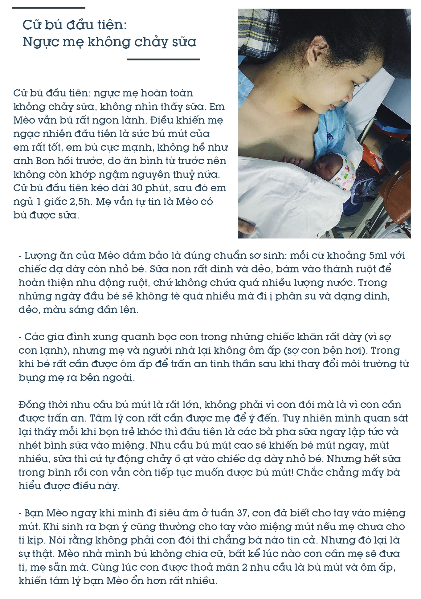 nhat ki cua ba me sinh mo nhung con van huong tron ven 72 gio vang