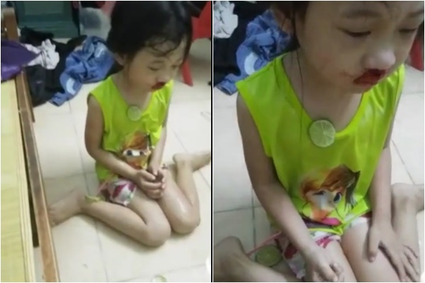 nghi van me danh con da man con livestream thach thuc cu dan mang