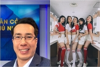 mot kenh truyen hinh o viet nam dua mc mac bikini dan world cup