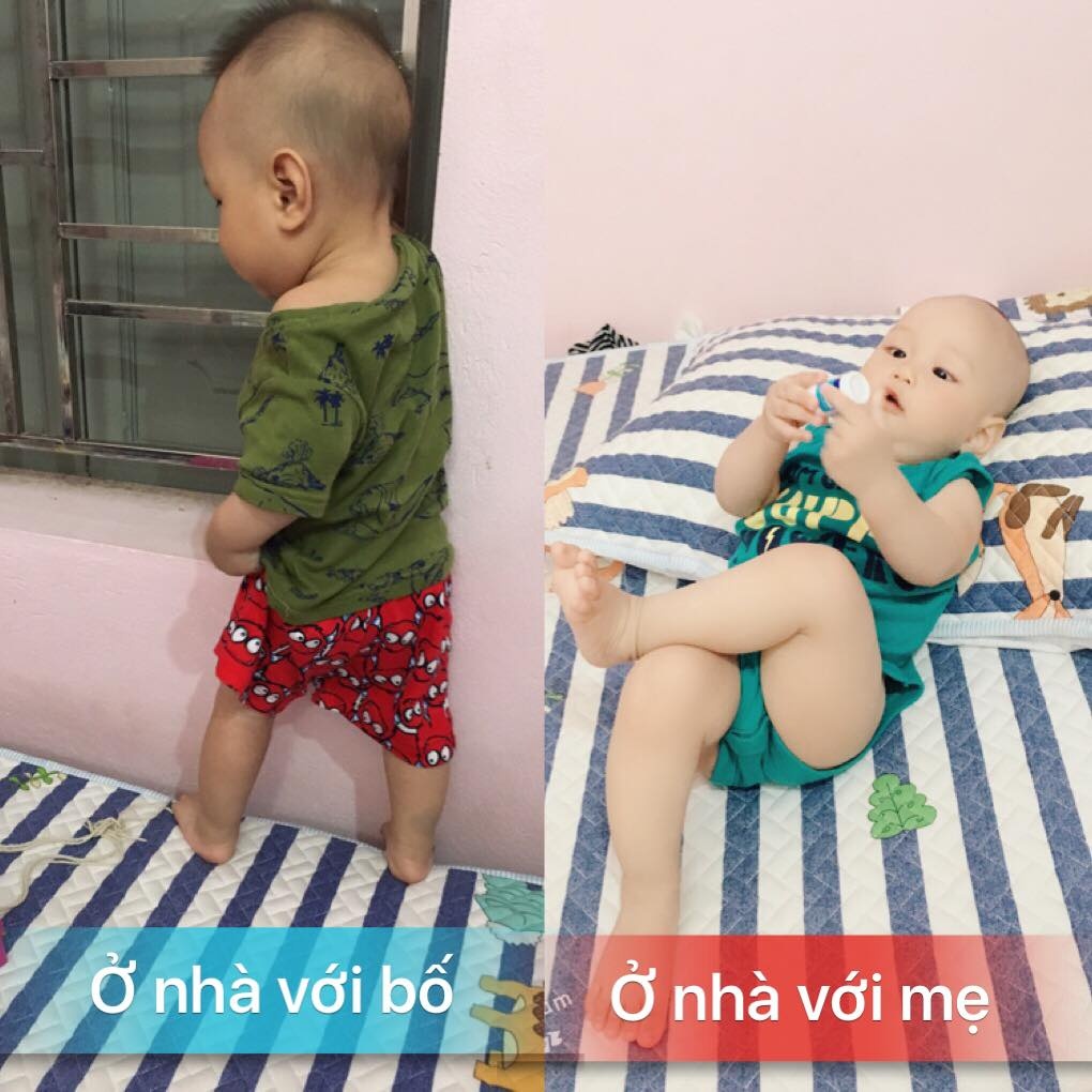 loat anh vui ve su khac biet khi con o voi bo va khi o voi me