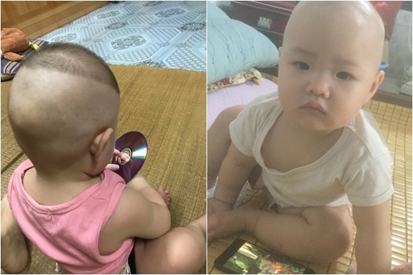 'Em làm gì có tóc, em còn đang hói đây này' em lam gi co toc em con dang hoi day nay