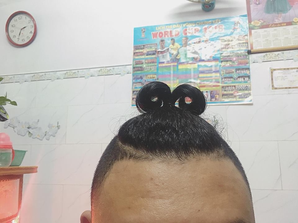 'Tóc của chồng các mẹ làm được bao nhiêu kiểu?'- và đây là câu trả lời toc cua chong cac me lam duoc bao nhieu kieu va day la cau tra loi