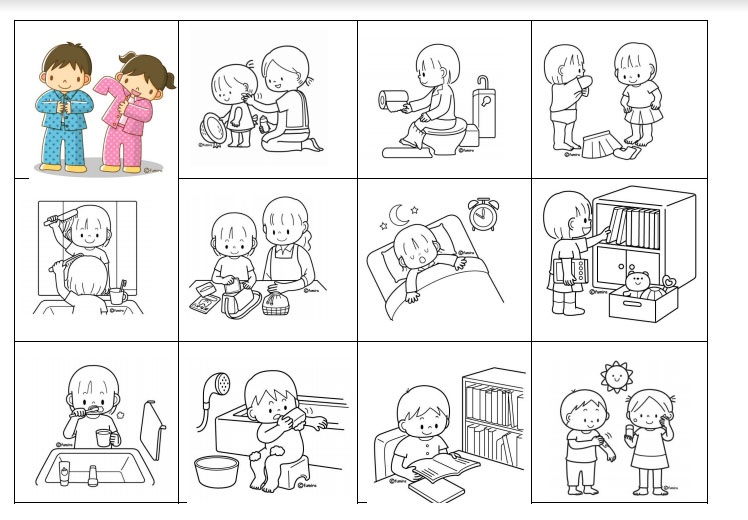 huong dan lam bang hoat dong hang ngay de me nhan con tu lap