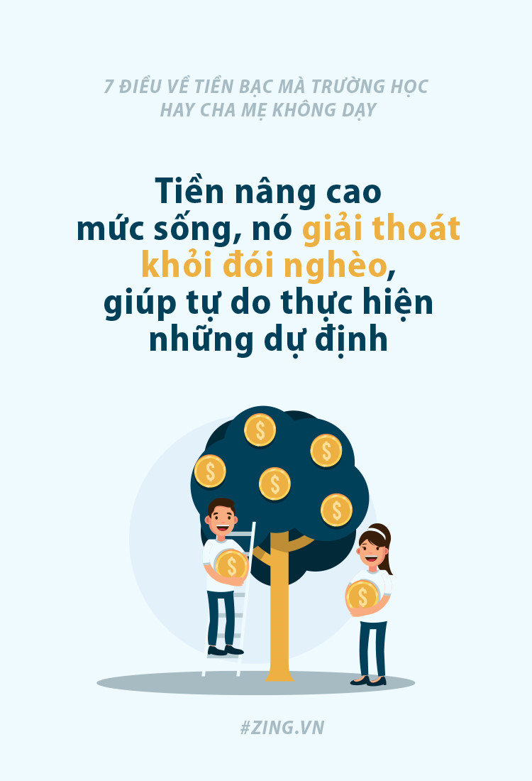 7 dieu ve tien bac ma truong hoc hay cha me khong day