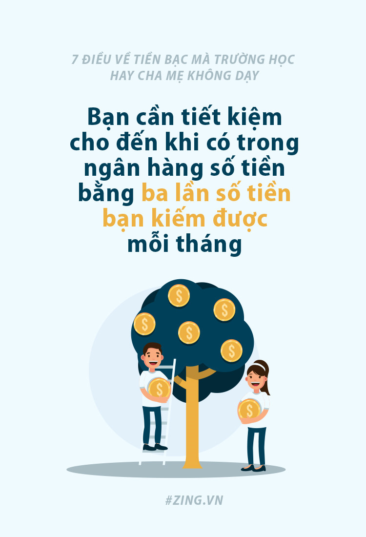 7 dieu ve tien bac ma truong hoc hay cha me khong day