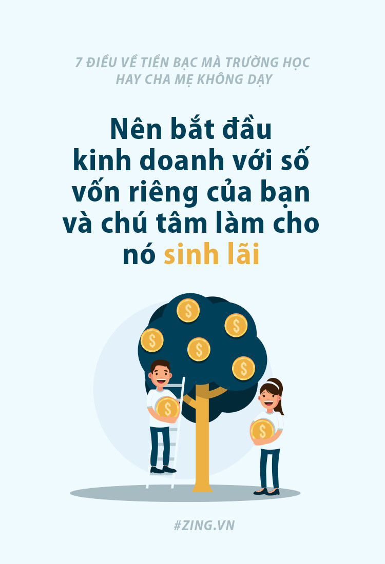 7 dieu ve tien bac ma truong hoc hay cha me khong day