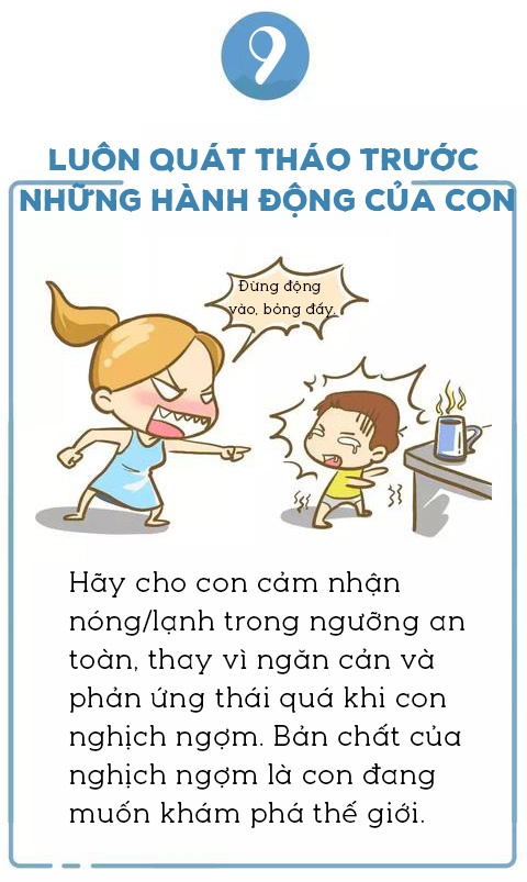 10 sai lam trong nuoi day con bo me nao cung tung mac phai