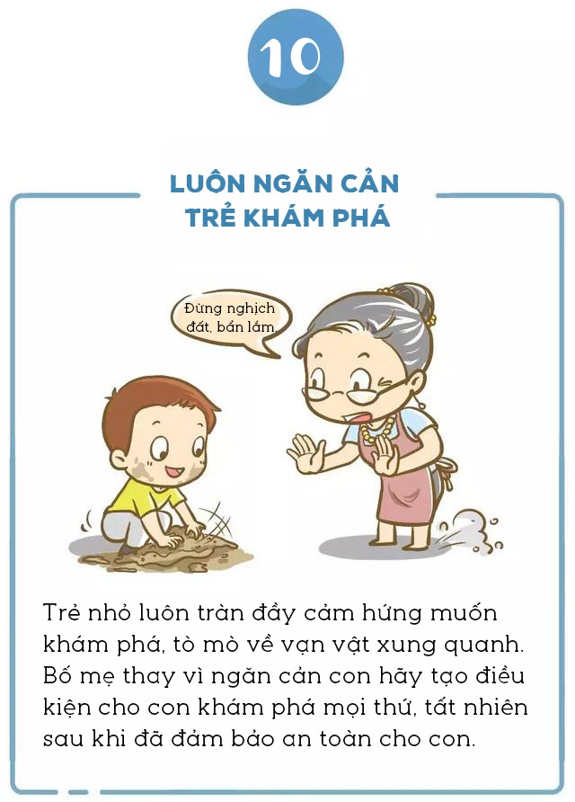 10 sai lam trong nuoi day con bo me nao cung tung mac phai
