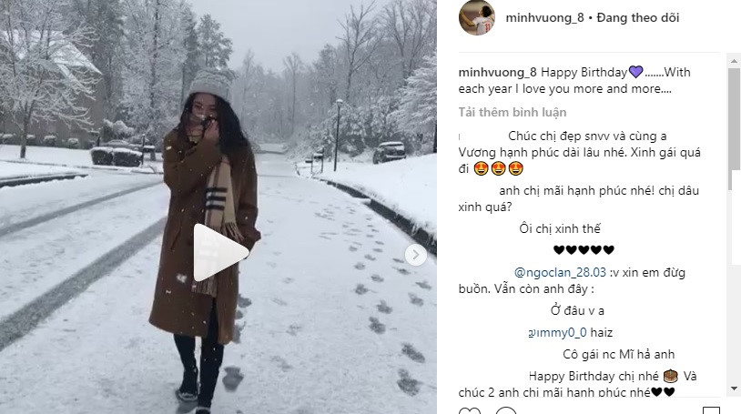 ban gai song o my xinh dep cua cau thu minh vuong
