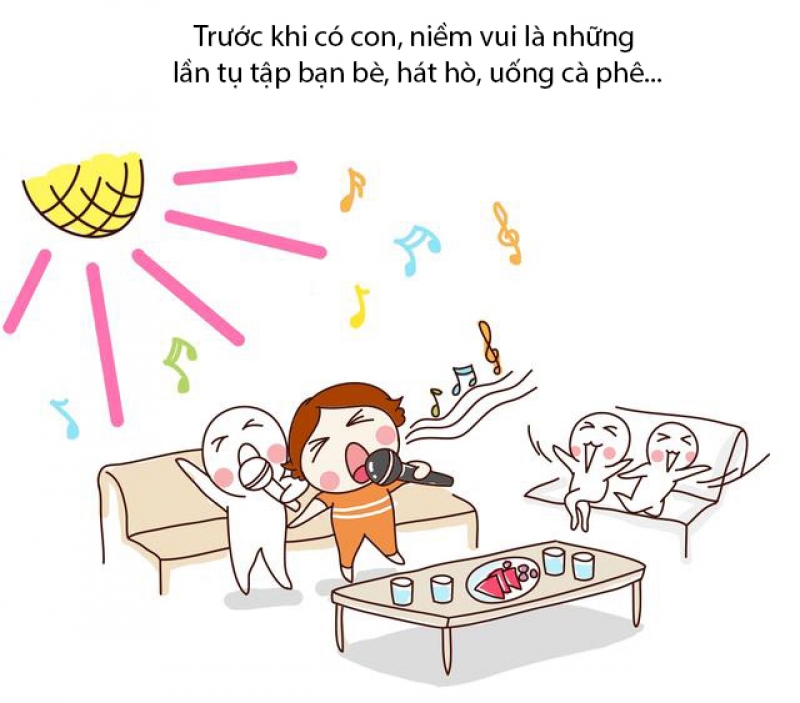 hai the gioi khac biet cua gai doc than va gai mot con