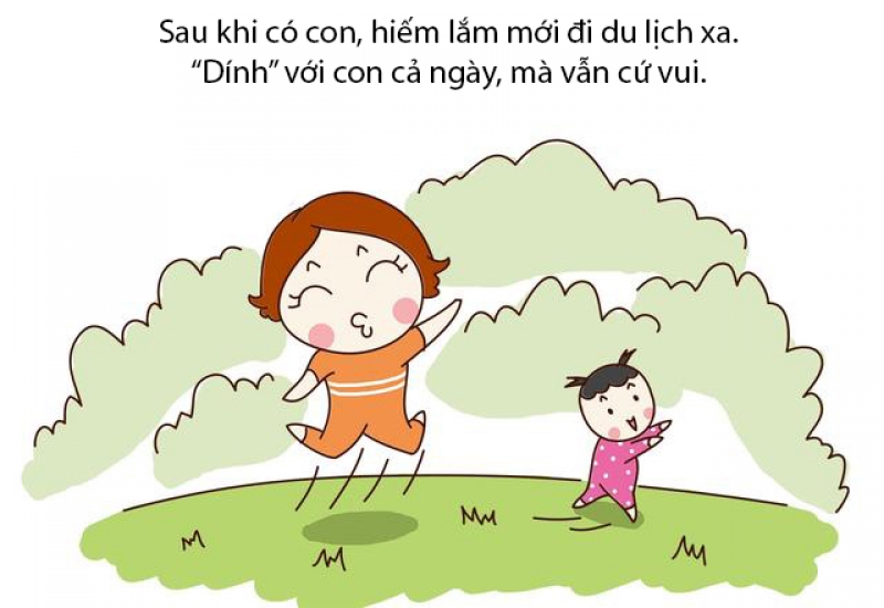 hai the gioi khac biet cua gai doc than va gai mot con
