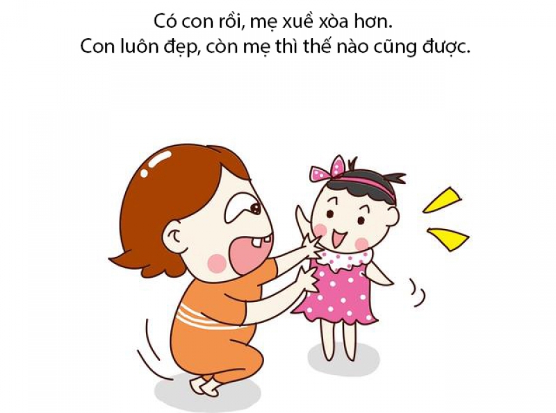 hai the gioi khac biet cua gai doc than va gai mot con