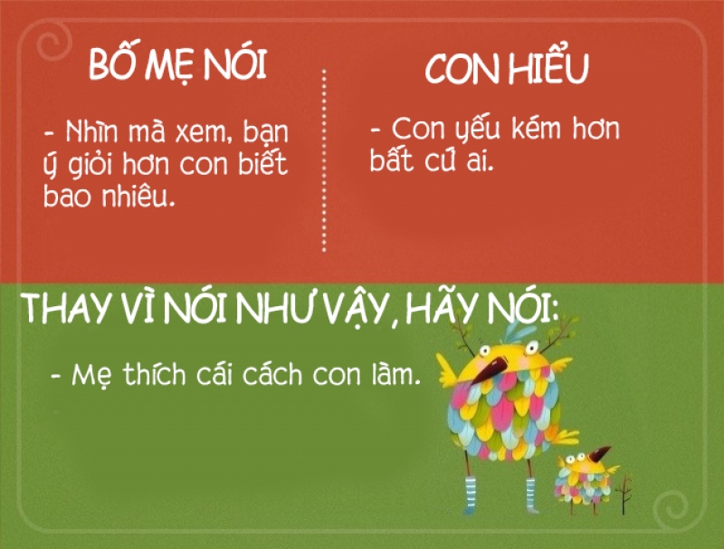 nhung cau noi cua bo me vo tinh gay ton thuong tre