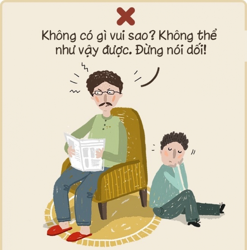 nen va khong nen khi noi chuyen voi con