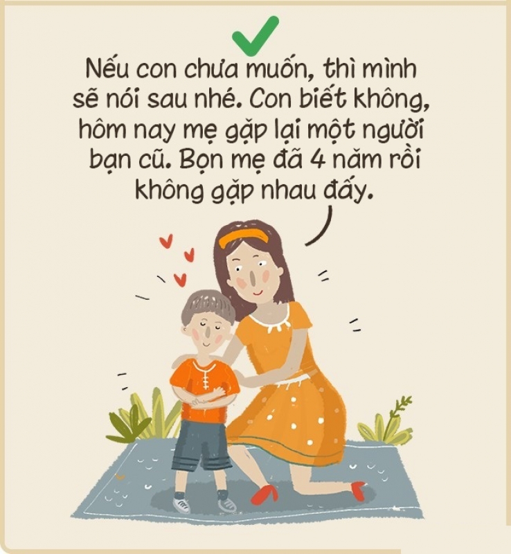 nen va khong nen khi noi chuyen voi con