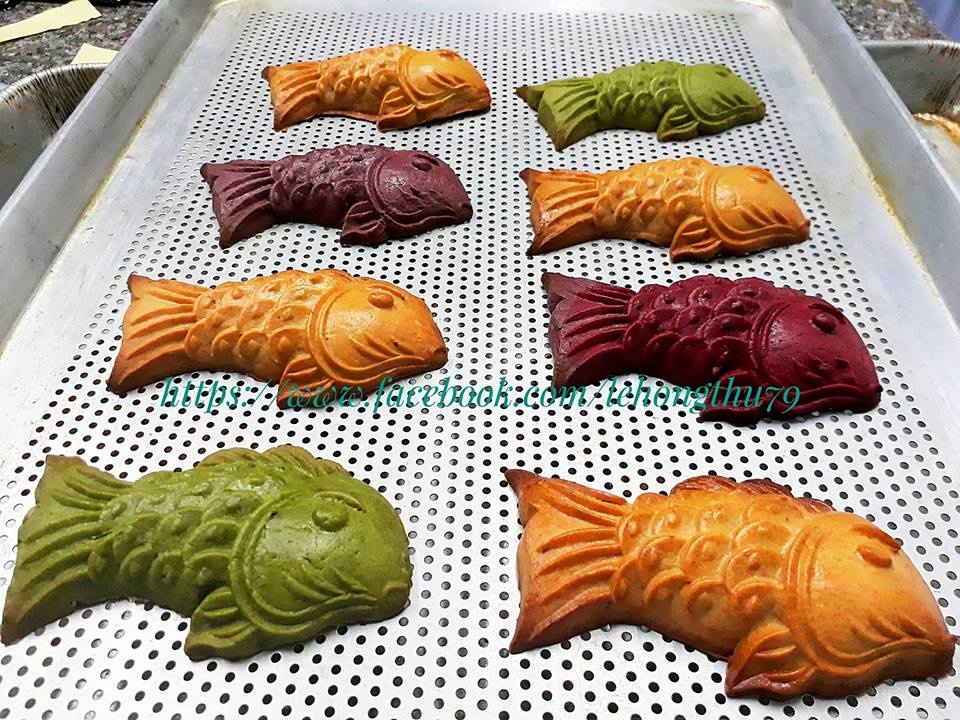 me dam lam banh trung thu handmade cho con