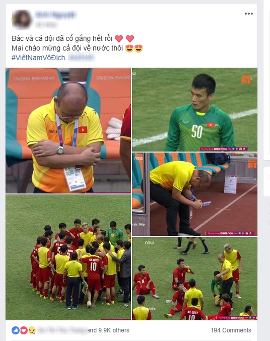 viet nam vuot tam hcd asiad dan mang van het loi cam on doi tuyen va thay park