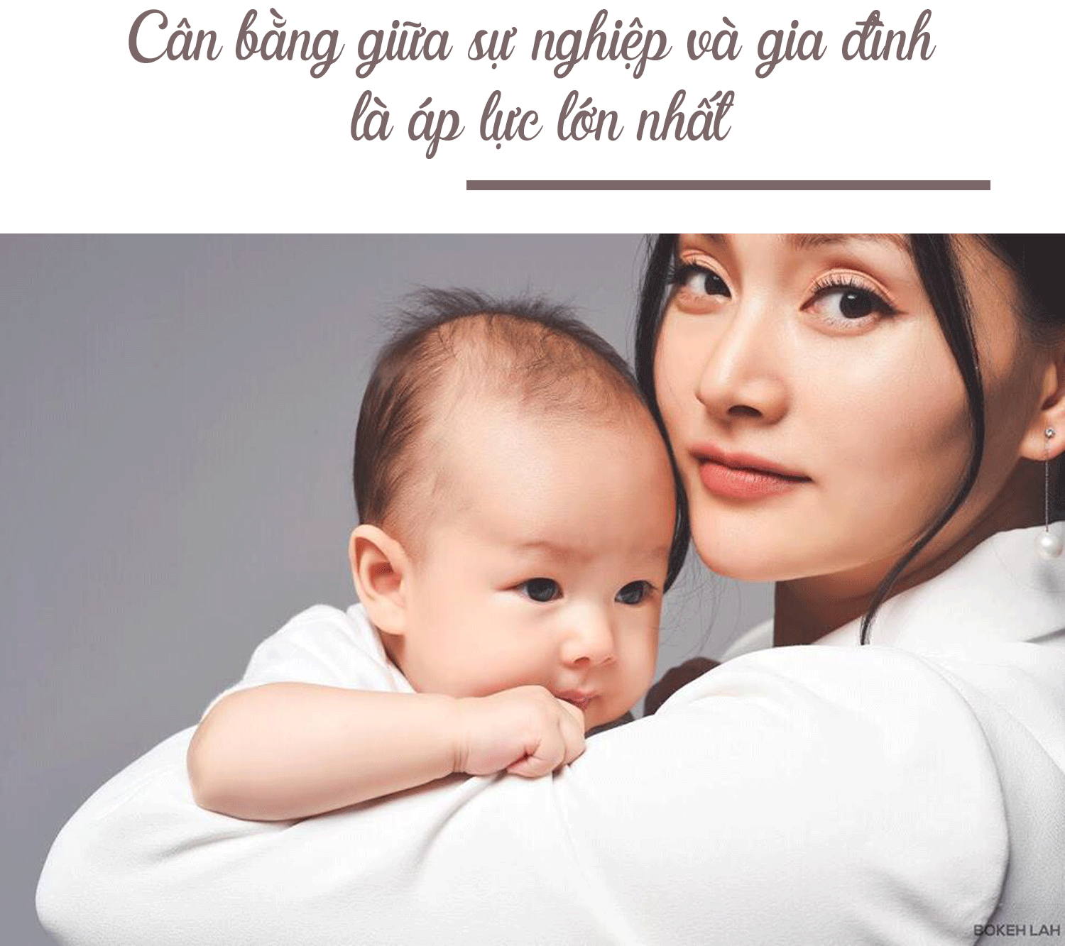 dien vien lan phuong lam me de hon dong phim