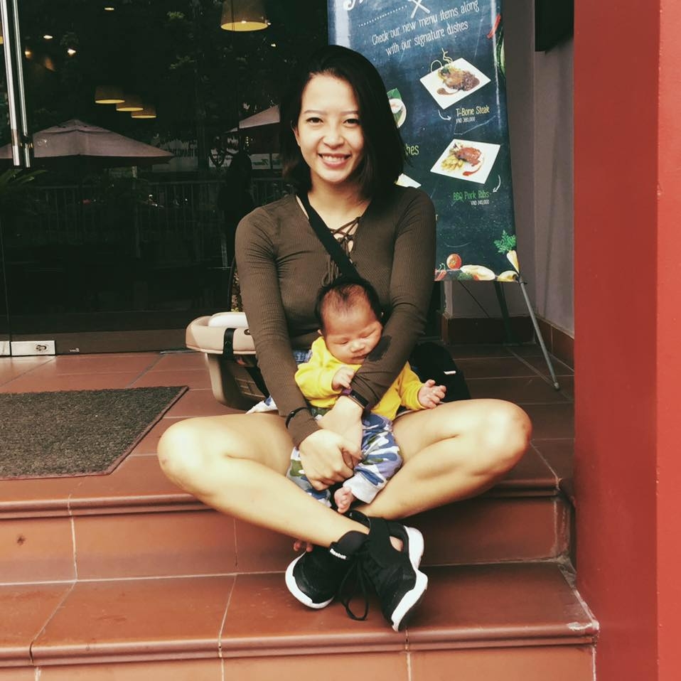 bi quyet lay lai vong eo 62cm sau sinh 30 ngay cua hlv fitness hana giang anh