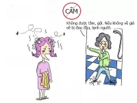 gai de khong duoc nam gan chong va 1001 kieu kieng cu sau sinh cuoi muon chay nuoc mat
