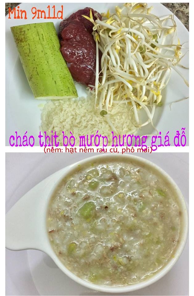 thuc don mon sup chao bo duong cho be dang moc rang roi loan tieu hoa