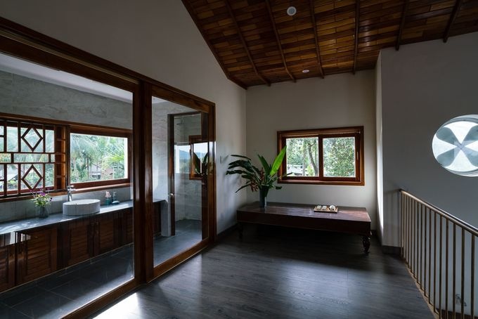 ngoi nha dep nhu resort con trai xay tang ba me o binh dinh