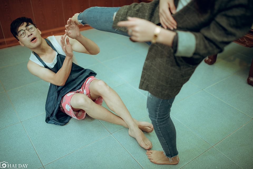 cuoi te ghe voi bo anh hai la dan ong da kho lay nham vo con kho hon