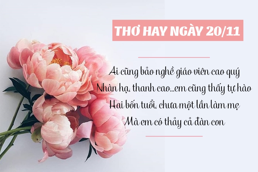 tho hay ve giao vien tang co giao mam non ngay 2011