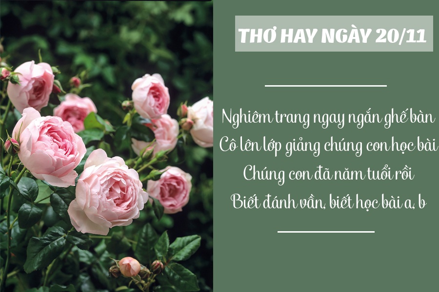 tho hay ve giao vien tang co giao mam non ngay 2011