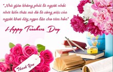 Những câu nói tuyệt hay về người thầy thay cho lời chúc thầy cô ngày 20/11