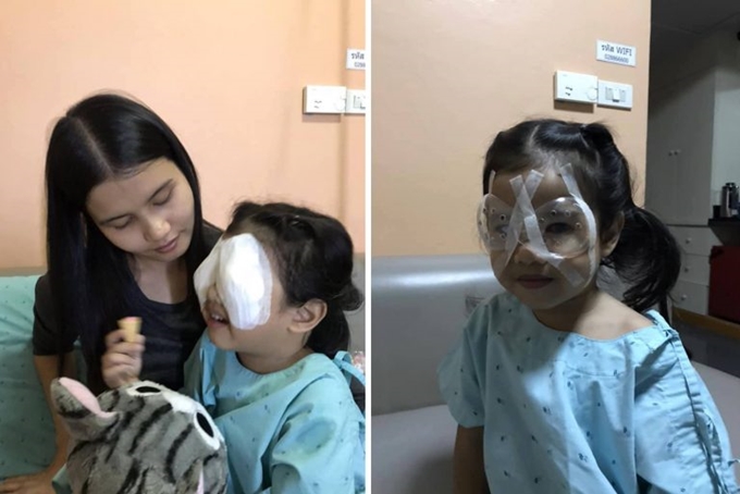 Bé 4 tuổi phải phẫu thuật mắt vì bố cho xem điện thoại thường xuyên be 4 tuoi phai phau thuat mat vi bo cho xem dien thoai thuong xuyen