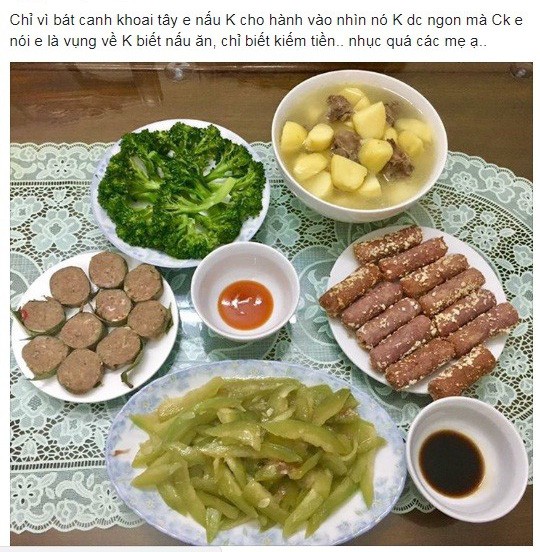 Bát canh khoai tây không hành tố cáo người chồng gia trưởng bat canh khoai tay khong hanh to cao nguoi chong gia truong