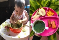 thuc don an dam kieu nhat 30 ngay dau cua em be 6 thang tuoi