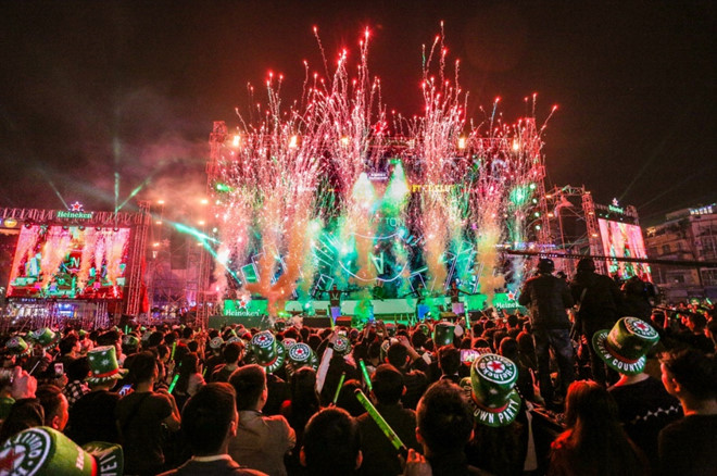 an gi o dau sau khi xem countdown party 2019 o ha noi