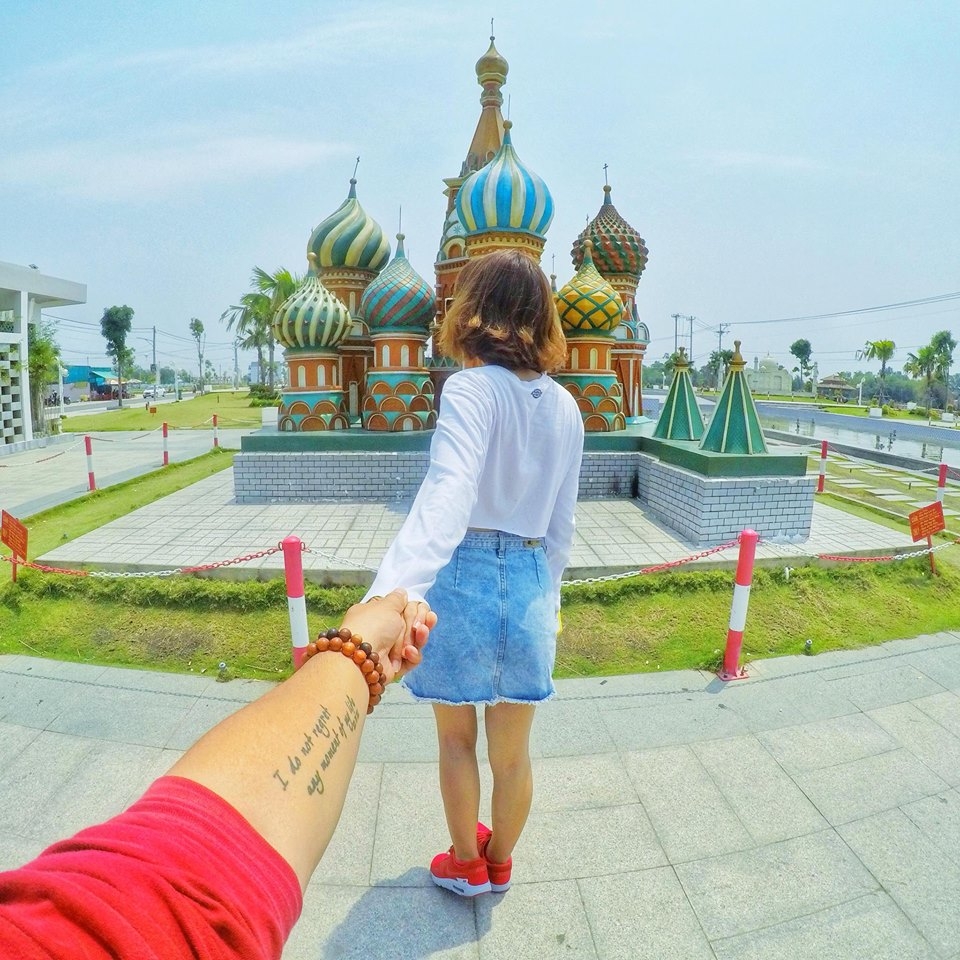 dua ngay gau den long an checkin loat ky quan the gioi