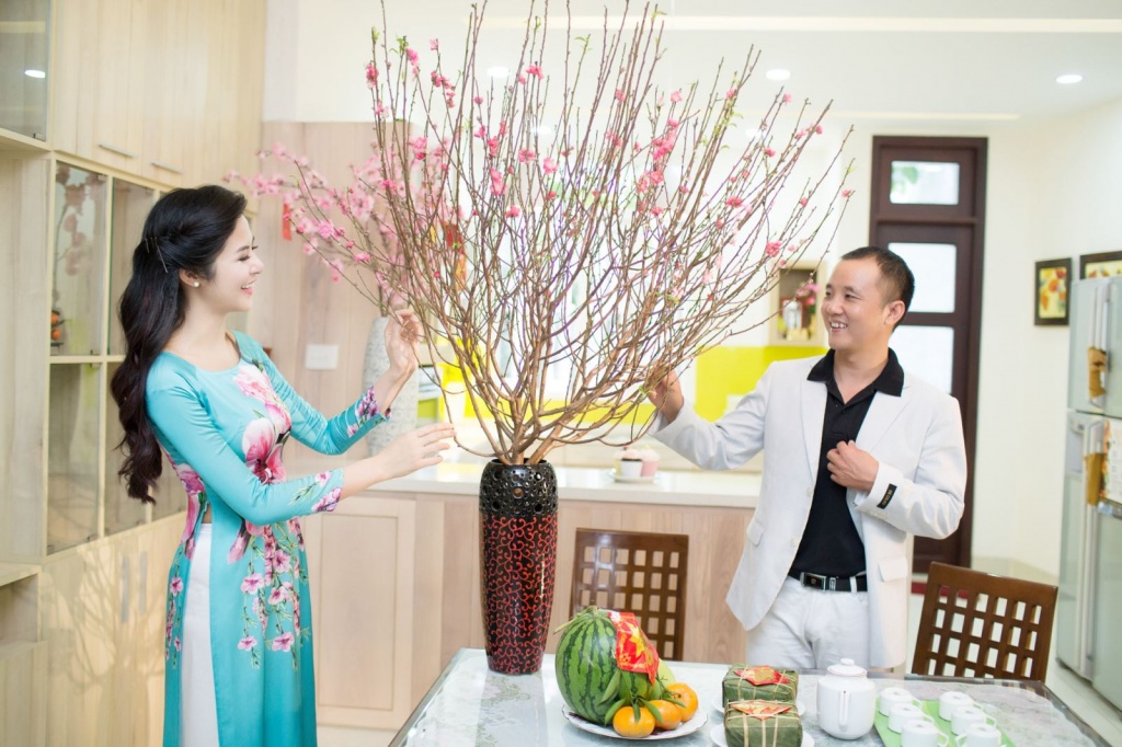 cach dat dao quat dung phong thuy dip tet 2019 phu qui at tu den