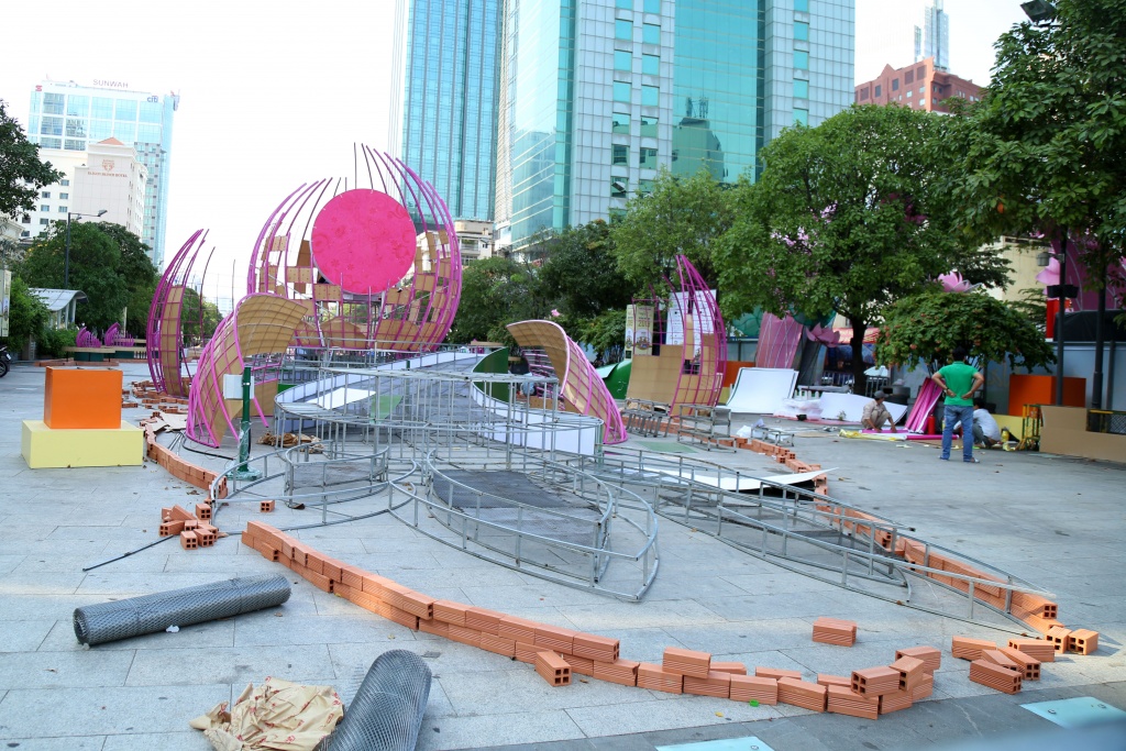 he lo nhung hinh anh dau tien ve duong hoa nguyen hue dip tet am lich 2019