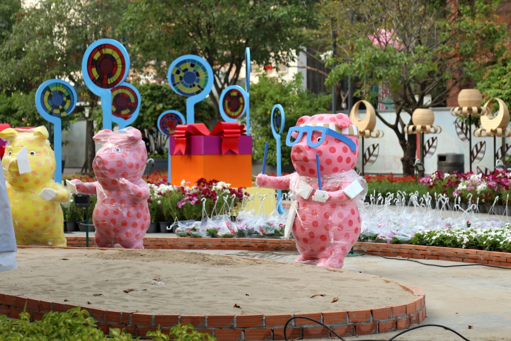 Hé lộ những hình ảnh đầu tiên về đường hoa Nguyễn Huệ Tết Kỷ Hợi 2019 he lo nhung hinh anh dau tien ve duong hoa nguyen hue dip tet am lich 2019
