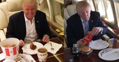 Sở thích ăn kẹo chocolate, khoai tây chiên của Tổng thống Donald Trump
