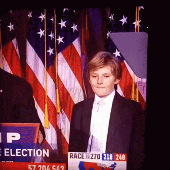 ngam nhin ve dien trai cua cau ut barron trump qua nhung hinh anh tu be den lon
