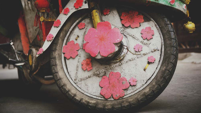 can canh chiec xe cho rac doc nhat vo nhi giua sai gon