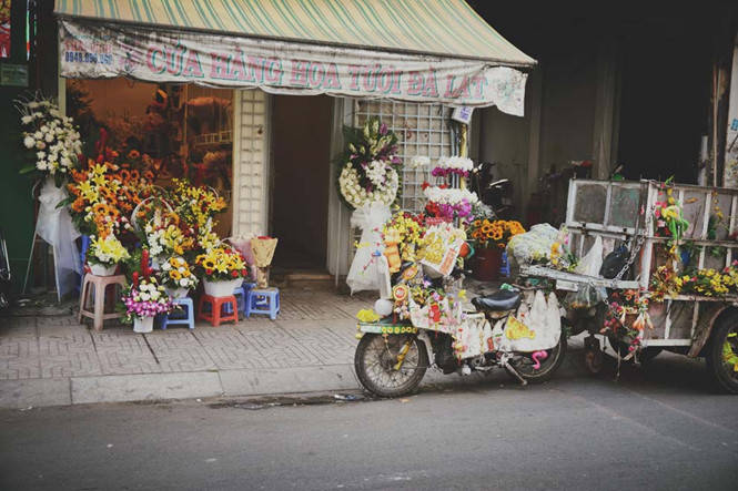 can canh chiec xe cho rac doc nhat vo nhi giua sai gon