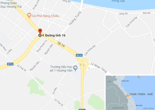 nguoi phu nu cho gao bi xe tai can tu vong
