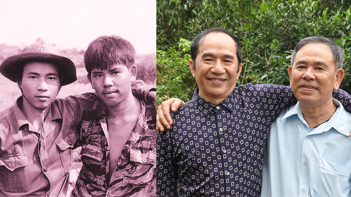 hai nguoi linh mong hoa binh mai mai
