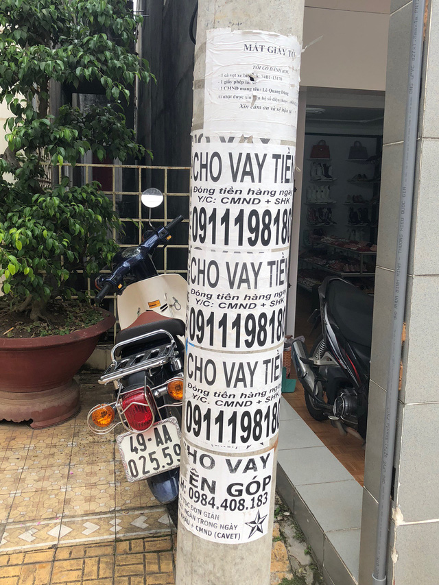 yeu cau nha mang khoa cac so dien thoai tren to quang cao cho vay tien
