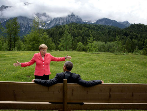 duc tung anh trump doi dau voi cac lanh dao g7