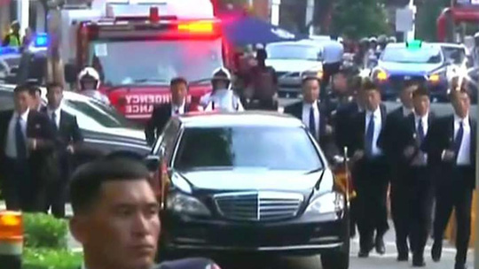 Những lớp lá chắn quanh ông Kim Jong-un ở Singapore nhung lop la chan quanh ong kim jong un o singapore